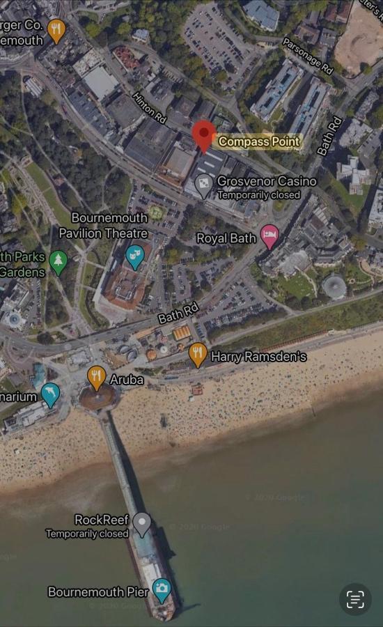 The Pad By The Beach Penthouse Apartment With Sunset And City Views Bournemouth Exterior photo